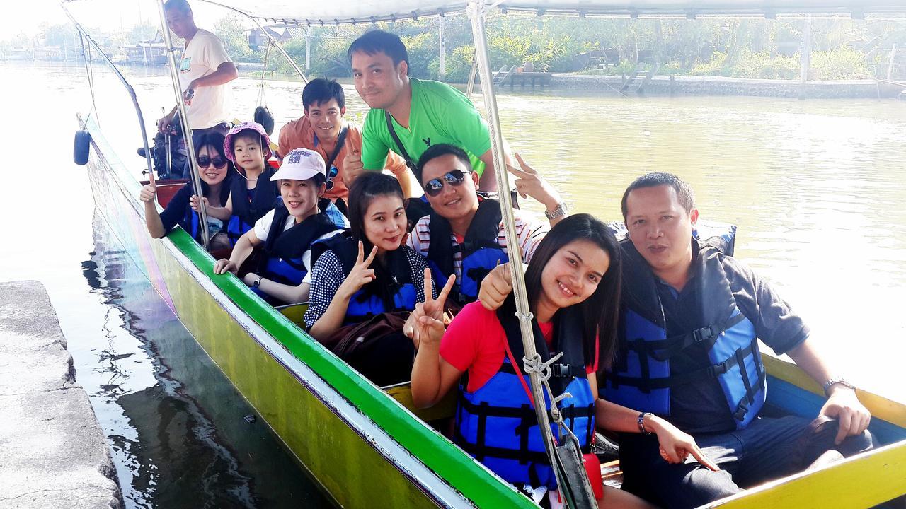 Baansuan Lychee Maeklong Resort Ampawa アムパワー エクステリア 写真